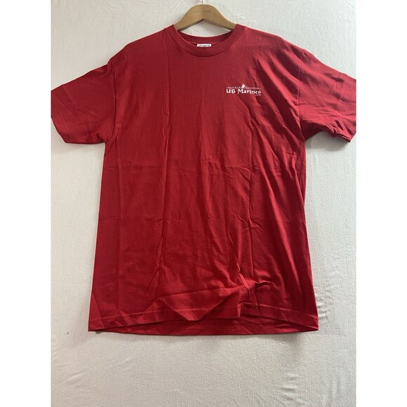 Rothco US Marines T Shirt Mens Large Red Always Faithful Military Crew Neck - Picture 4 of 7